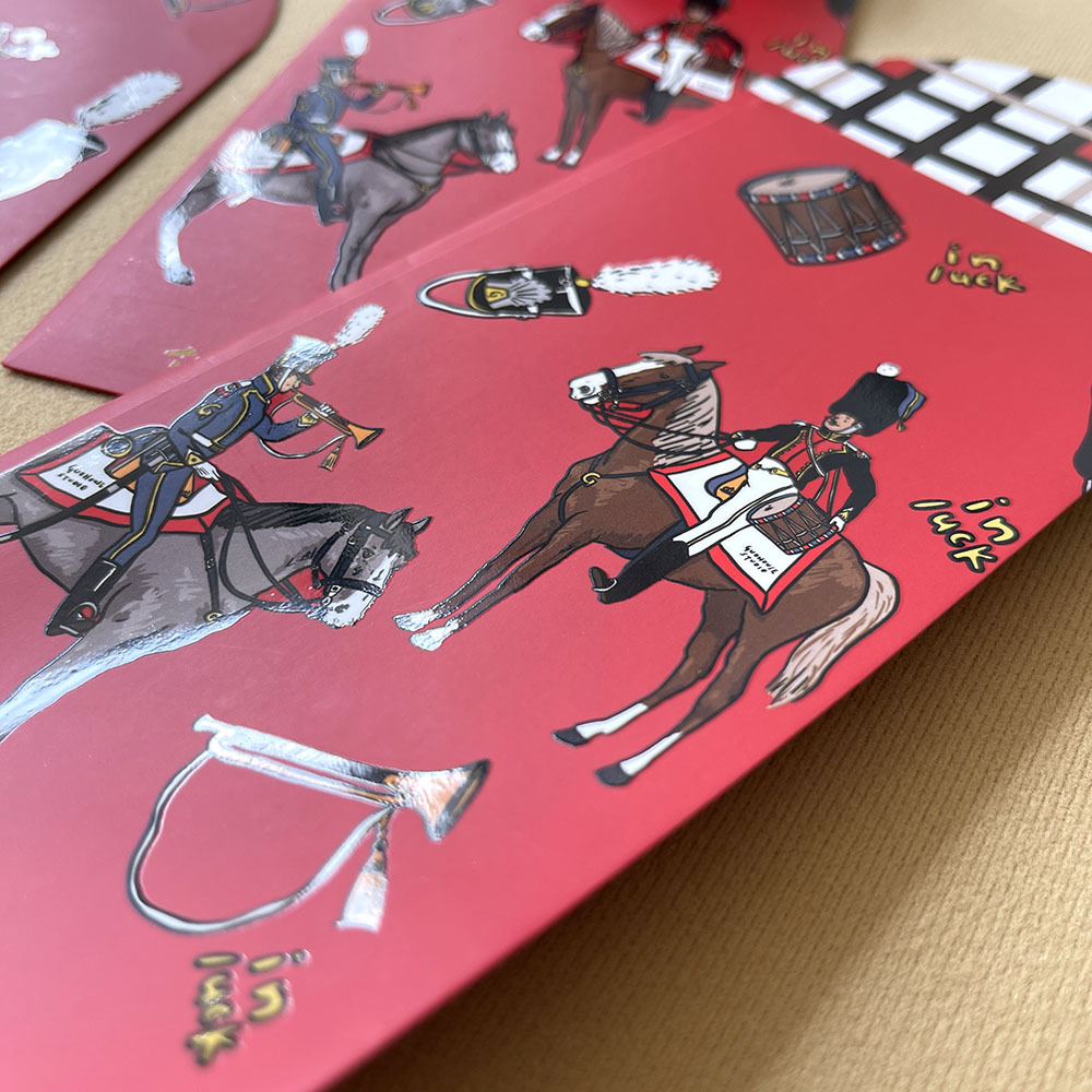馬上in luck騎兵紅包袋 3入組 附封口小貼紙