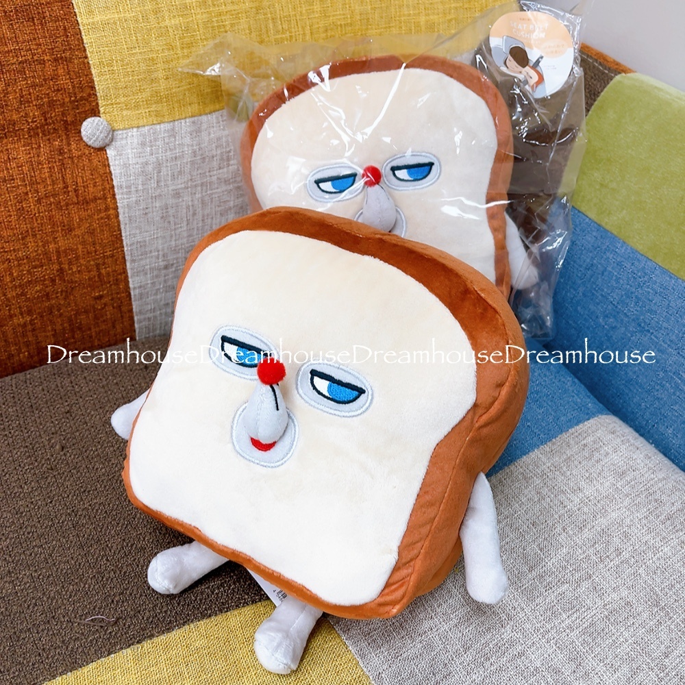 柴田啟子 パンどろぼう 麵包小偷 安全帶扣 安全帶 鬆緊固定夾 安全帶套 安全帶護肩 絨毛擺飾 車用裝飾