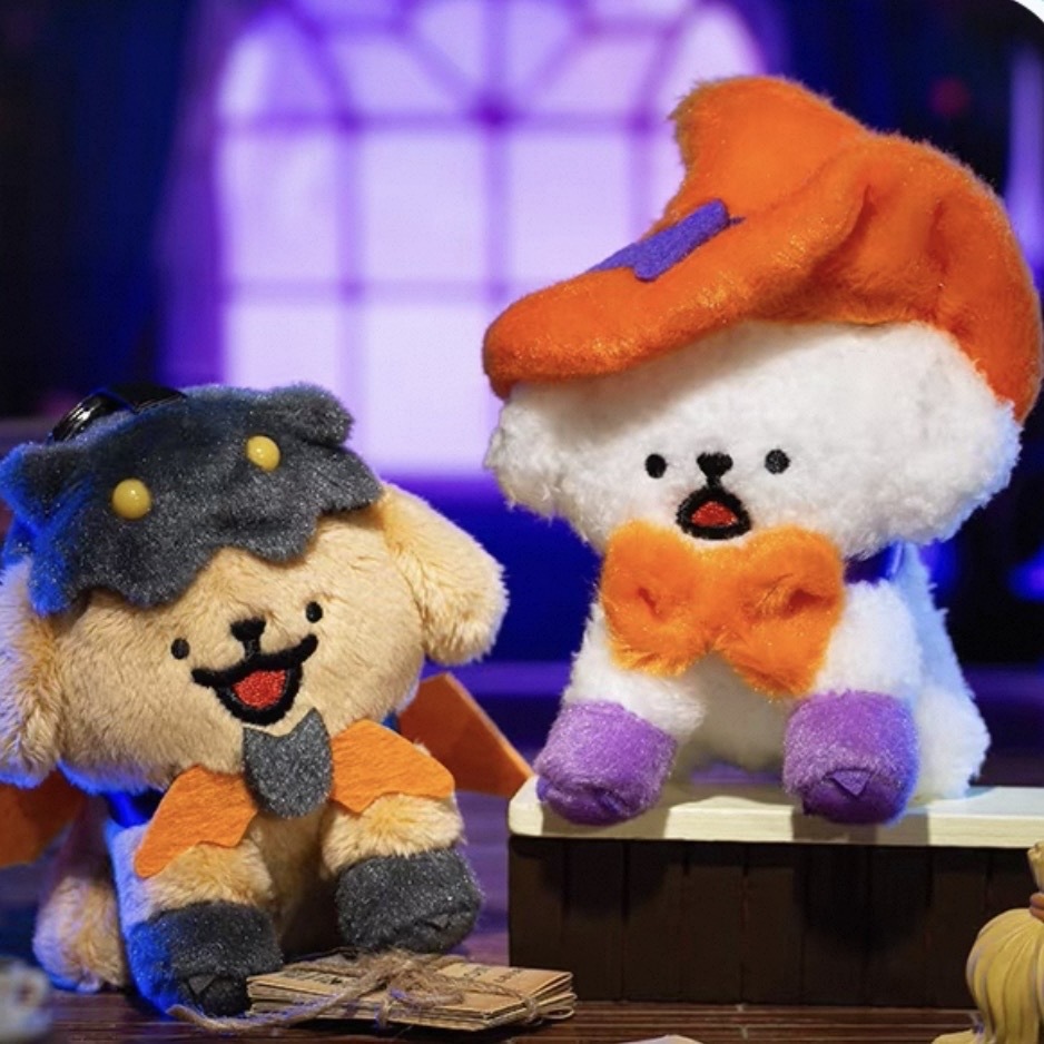 MALTESE 線條小狗 萬聖節 吊飾 絨毛掛件 變裝 送禮