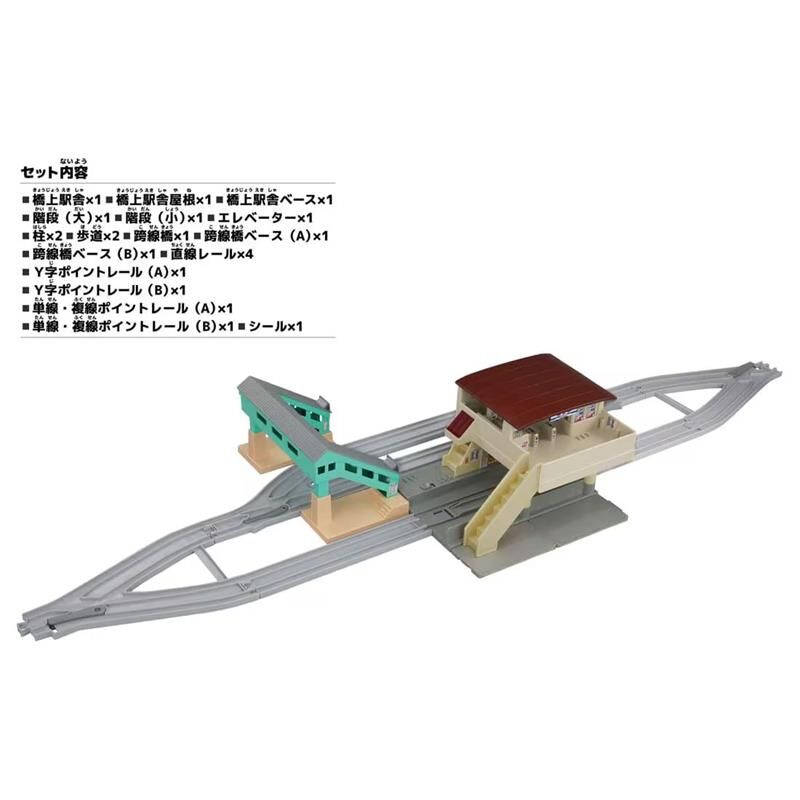 《 TAKARA TOMY 》  PLARAIL 多美火車 Real class 天橋車站