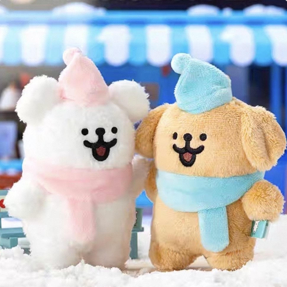 MALTESE 線條小狗 拿鐵咖啡 吊飾 手部磁吸 可愛 情侶 送禮