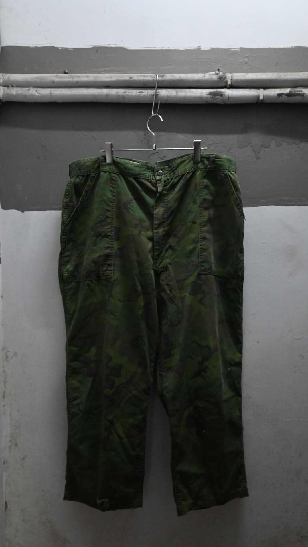60s US ARMY Leaf Pattern Local Made Baker Pant