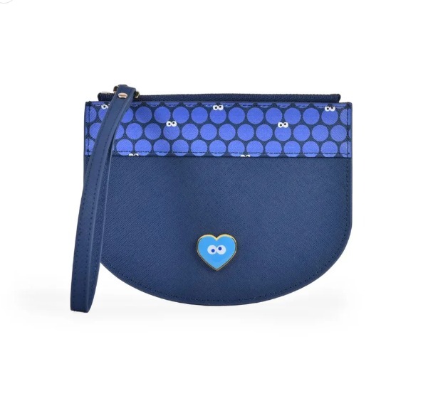 (4901) COOKIE MONSTER – 真皮手拿零錢包SESW233004-79