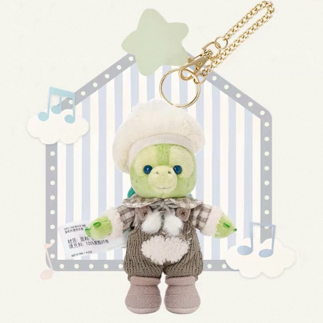 達菲 Duffy 與好友們 小小伙伴系列 奧樂米拉 海龜 OluMel 鑰匙圈 吊飾 -上海迪士尼樂園