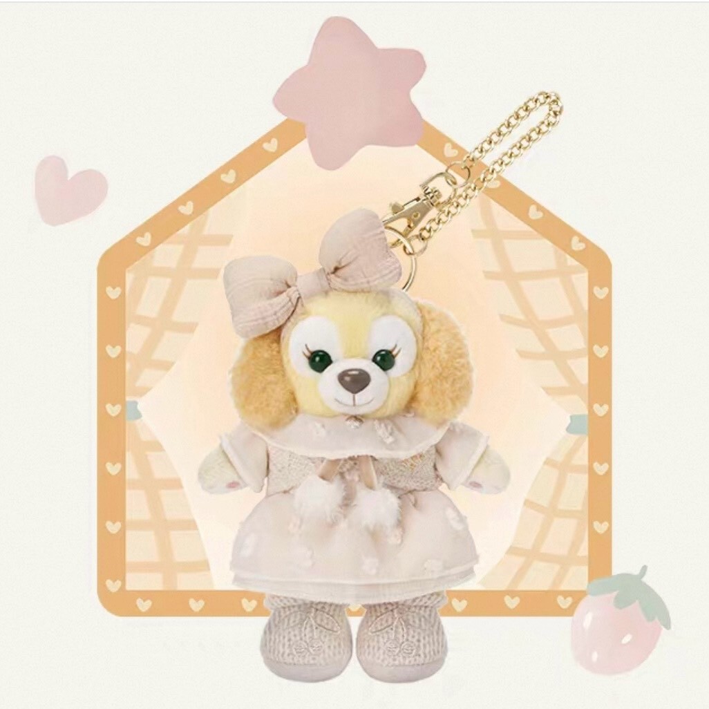 達菲 Duffy 與好友們 小小伙伴系列 可琦安 餅乾 CookieAnn 鑰匙圈 吊飾 -上海迪士尼樂園