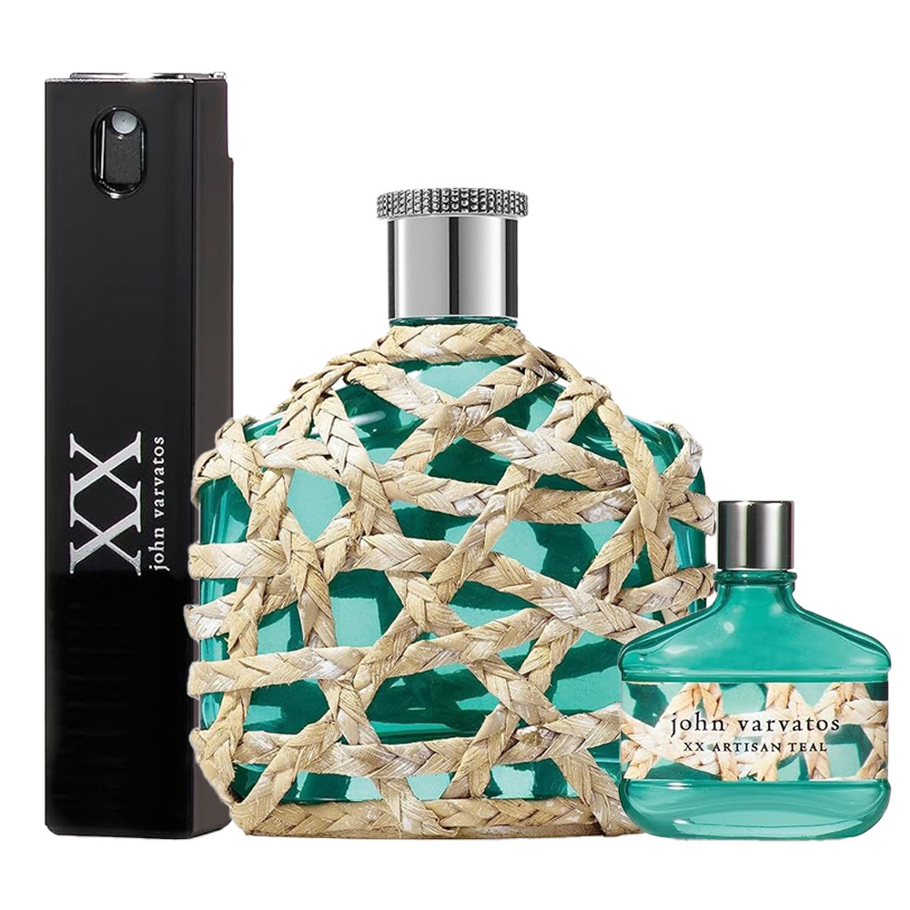 John Varvatos XX Artisan Teal 工匠綠馥男性淡香水禮盒 (125ml+15ml小香+17ml隨身瓶)