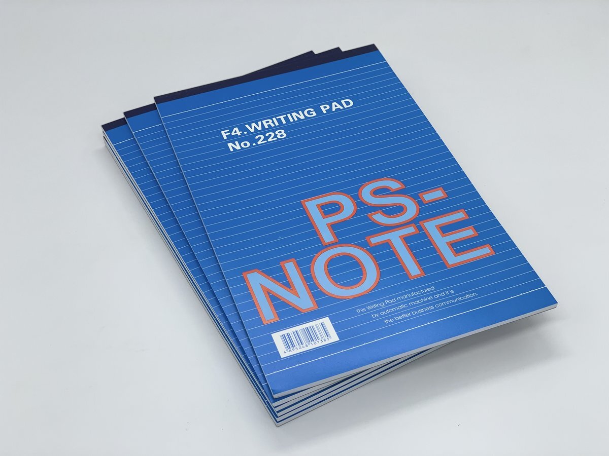 #228 F4 PS-NOTE 行線信紙簿 ( 12本 )