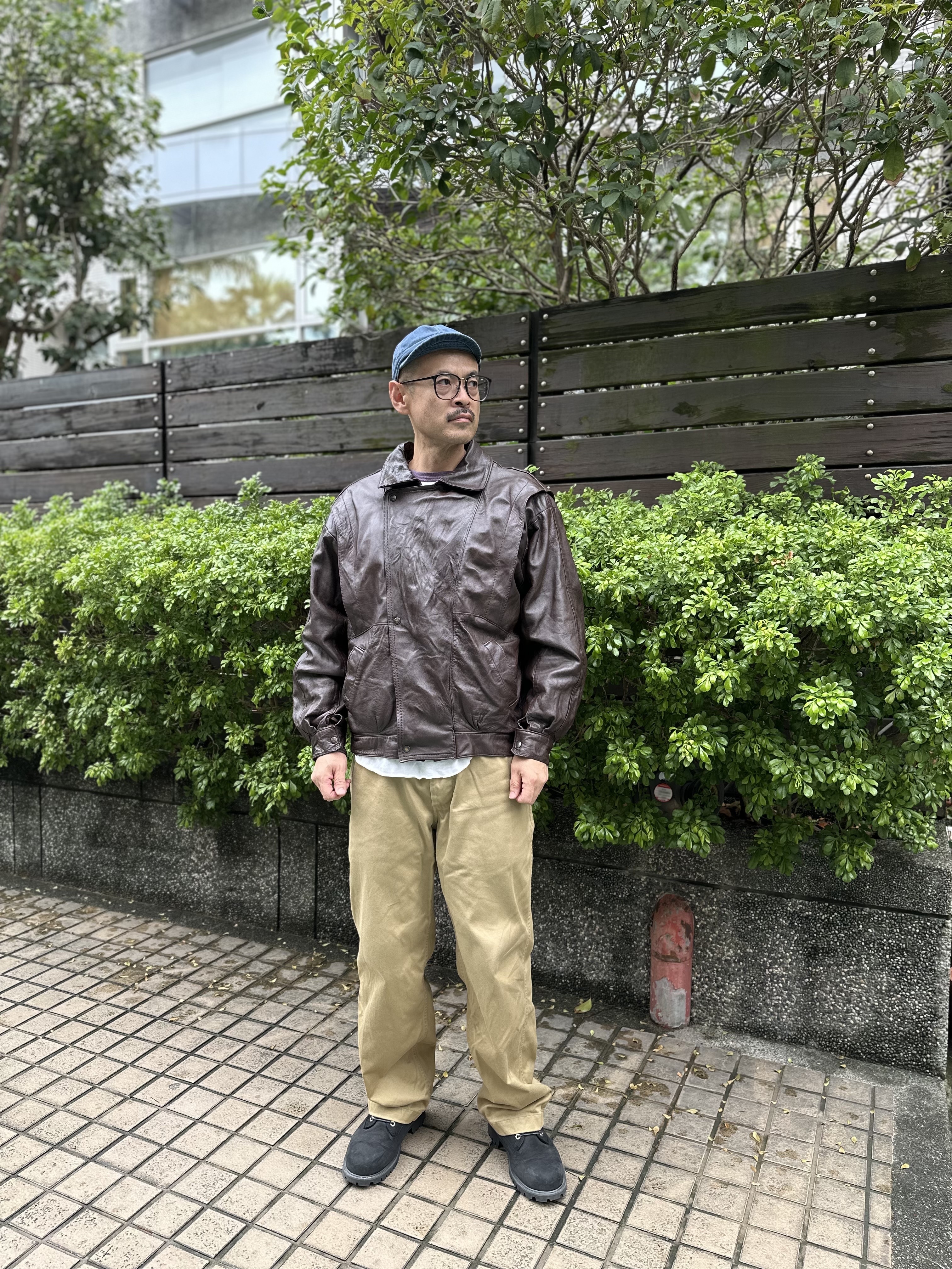 80’s Leather JacketDolman Sleeve