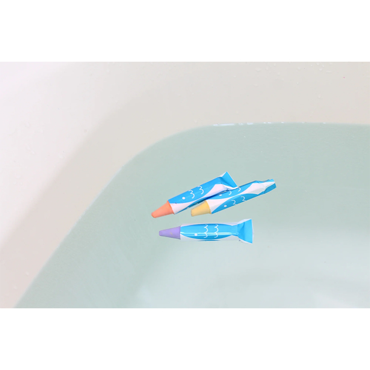 日本Kitpas 沐浴蠟筆3色-Coral