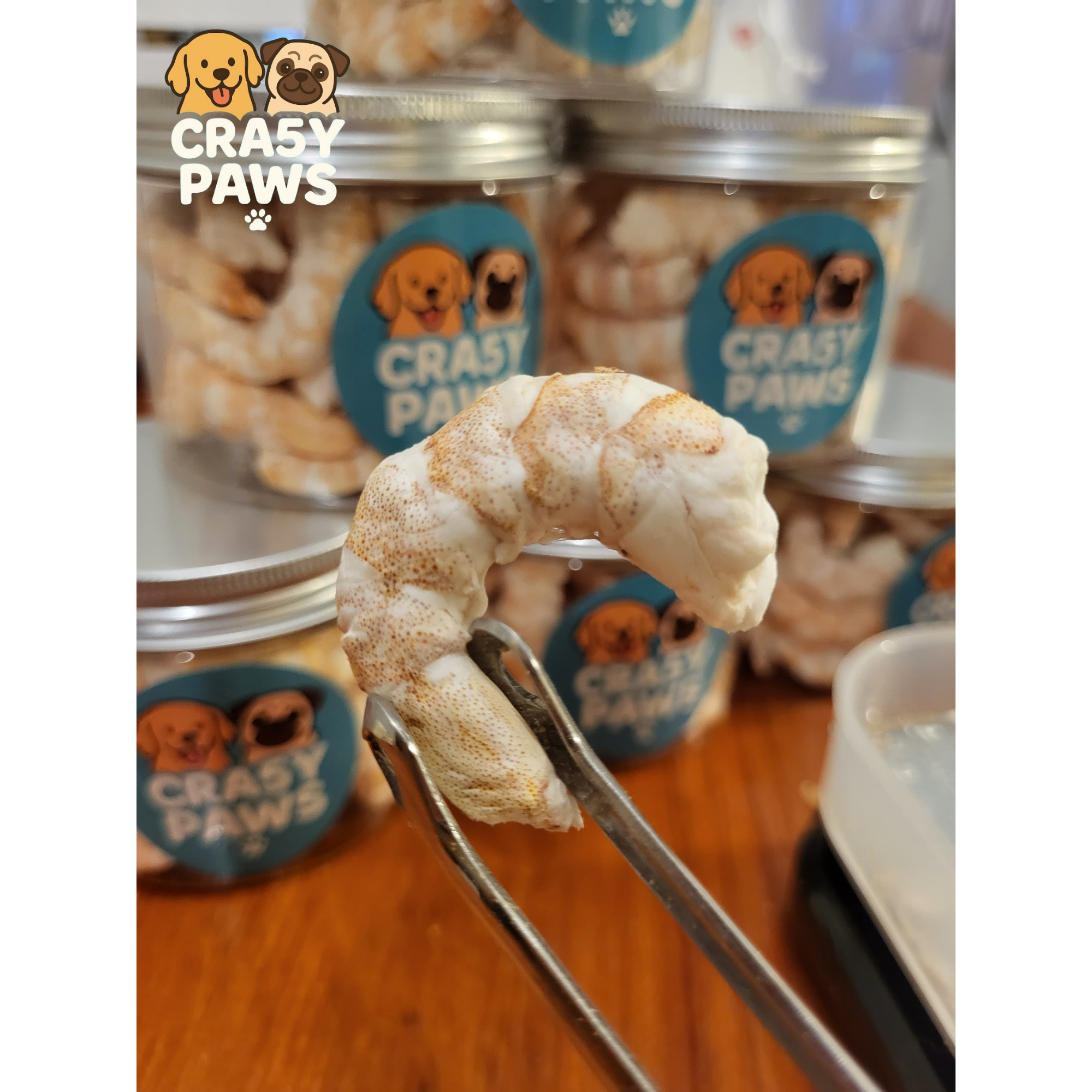 CRA5Y PAWS 凍乾原隻鮮蝦仁 貓狗天然零食