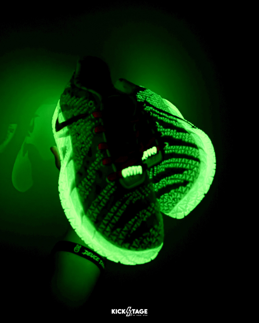 [ 二手US10/28CM ] 男鞋 NIKE JA 3 'Zombie' 萬聖節 綠色 青竹絲 莫蘭特 實戰 籃球鞋【HV9924-700】