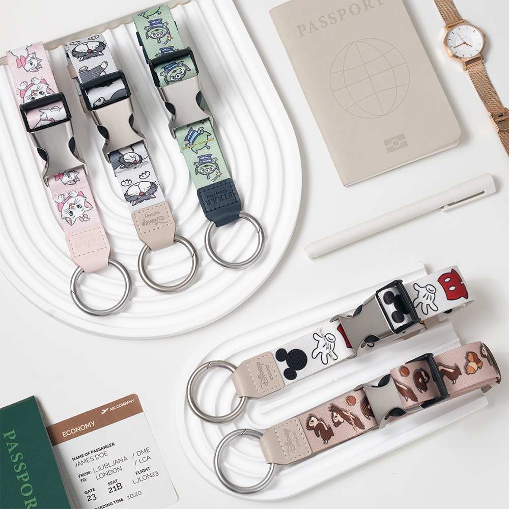 Pixar 三眼怪-行李織帶掛環【正版授權】