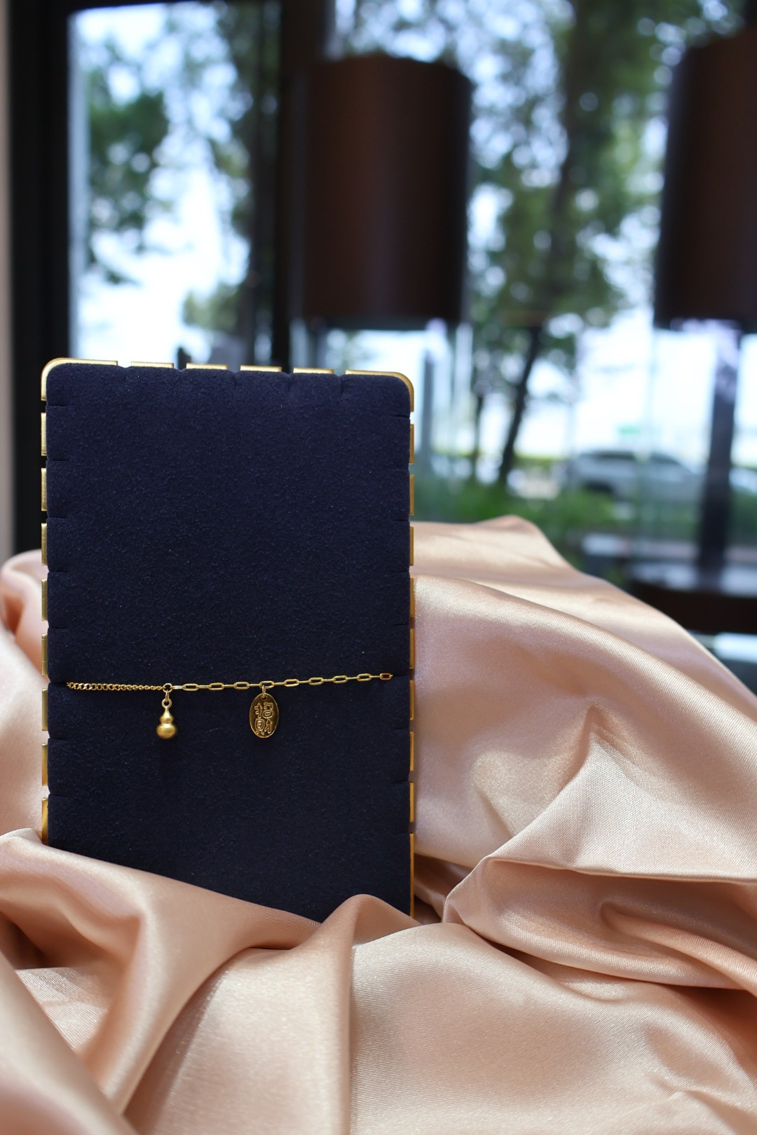 葫蘆招財金手鍊