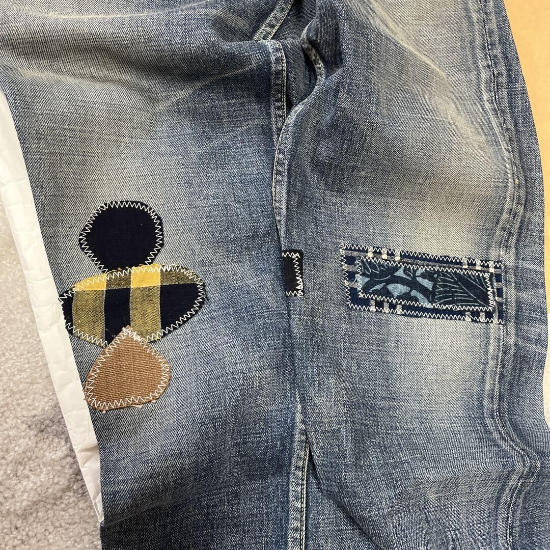 HB SHOP RE-STOCK: VISVIM SOCIAL SCULPTURE 03 DAMAGED-7 JEANS - SIZE 34 IN STOCK NOW (現貨發售中)