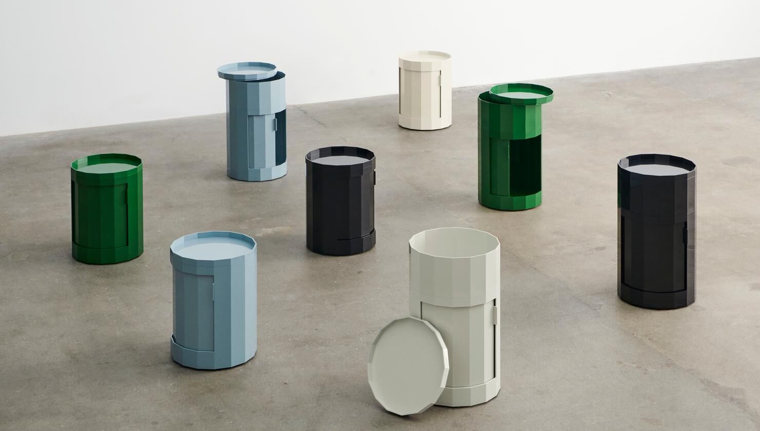 HAY Facet 刻面收納櫃 多色 高款 低款