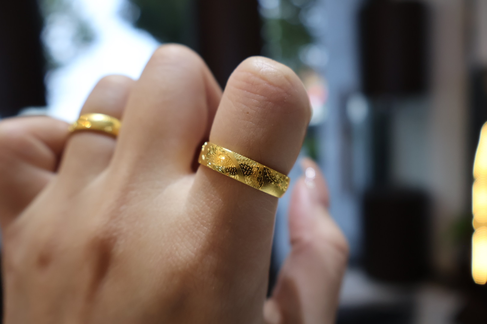 龍鳳和鳴金對戒