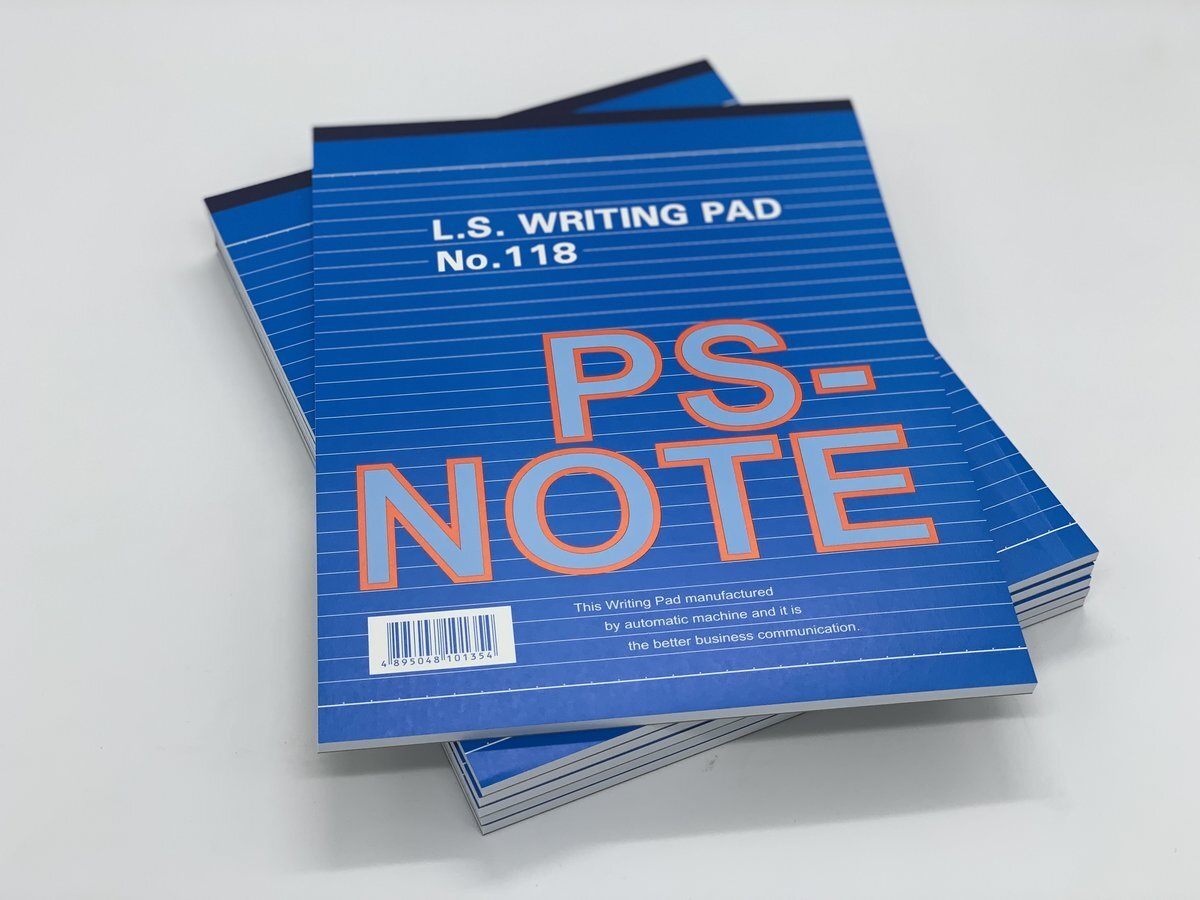 #118 LS PS-NOTE 行線信紙簿 ( 12本 )