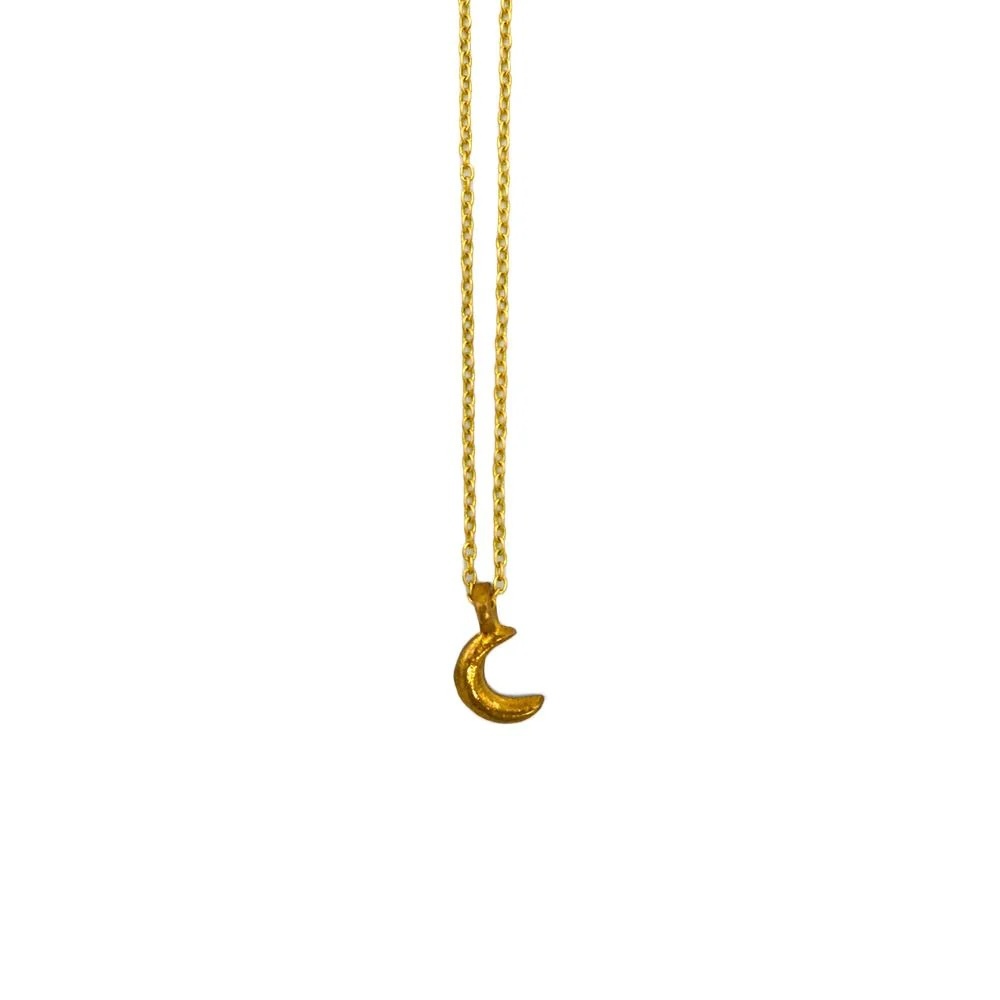Mini moon necklace | BONCOEURS