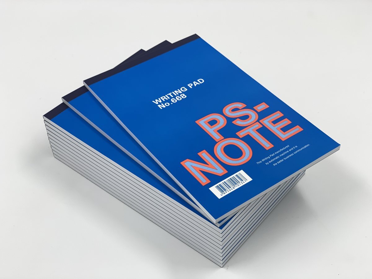 #668 A5 PS-NOTE 空白信紙簿 ( 12本 )