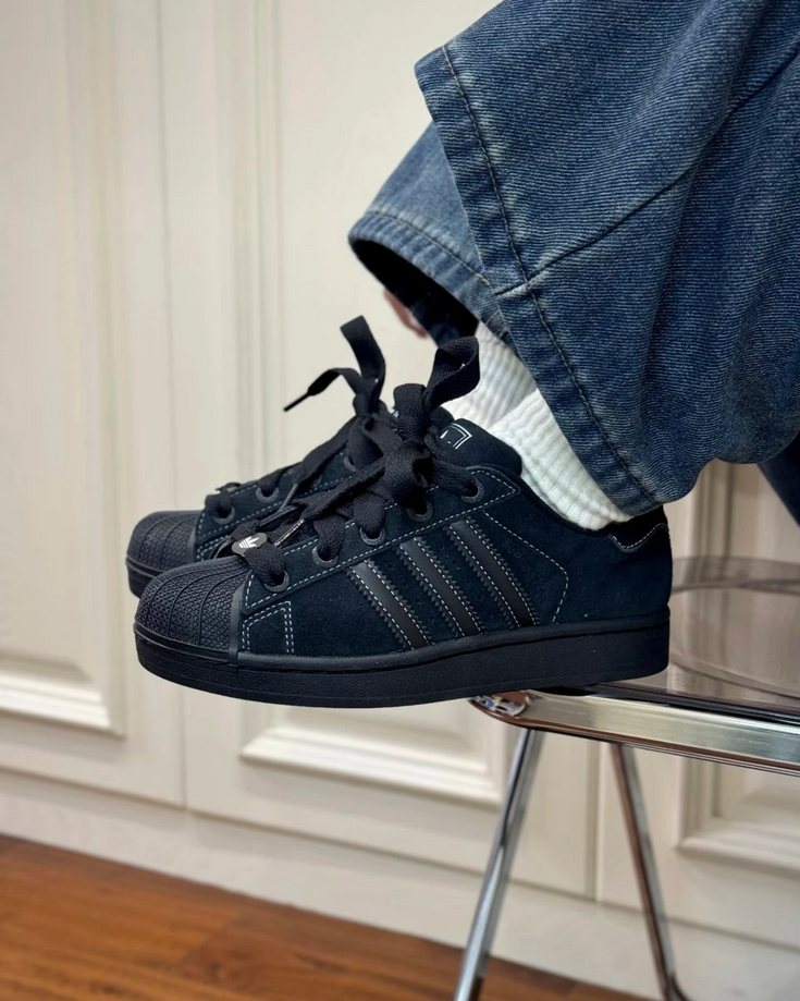 【預訂】ADIDAS SUPERSTAR 2.0 全黑白線-UNISEX