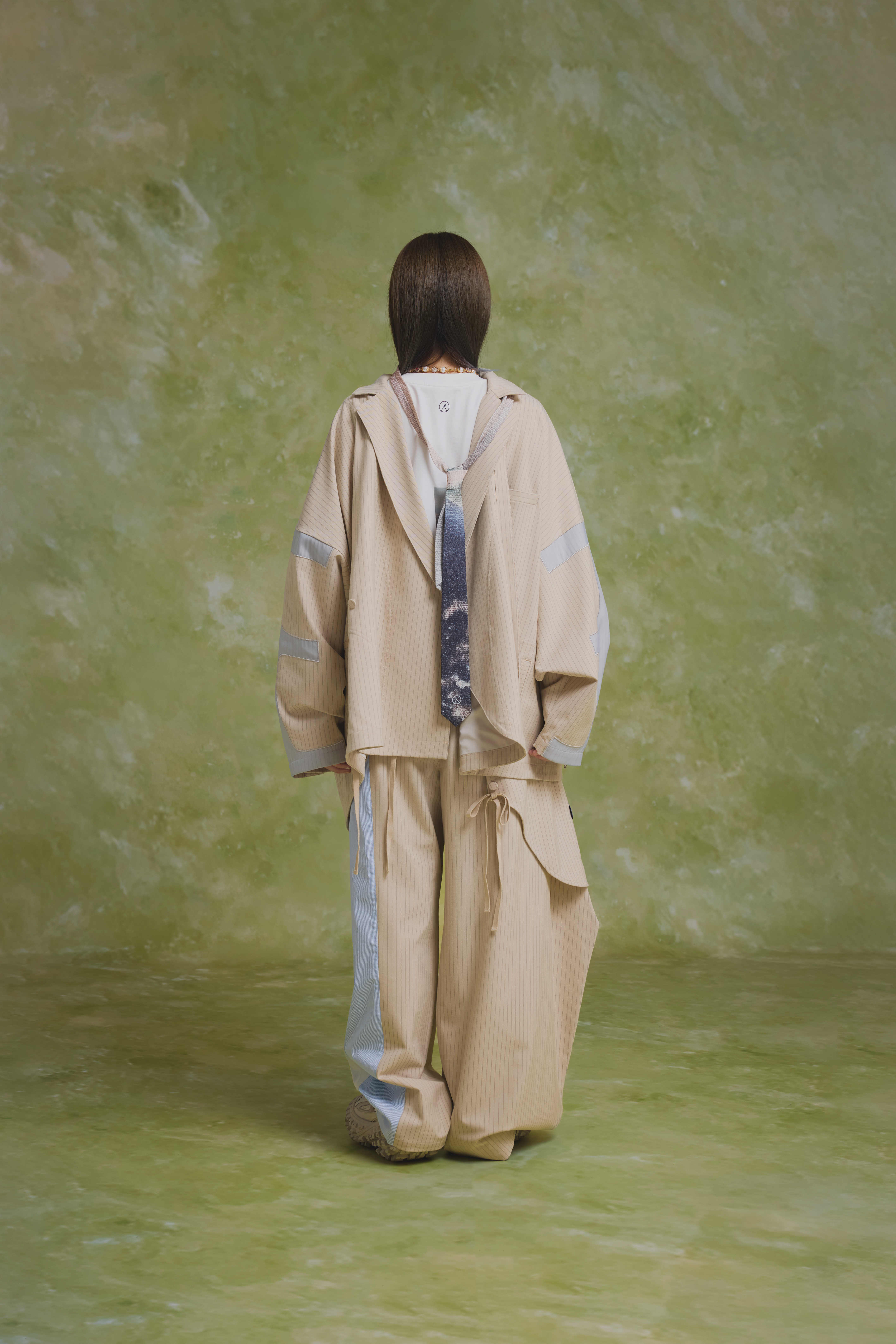 Kimono Fusion Trousers｜Beige