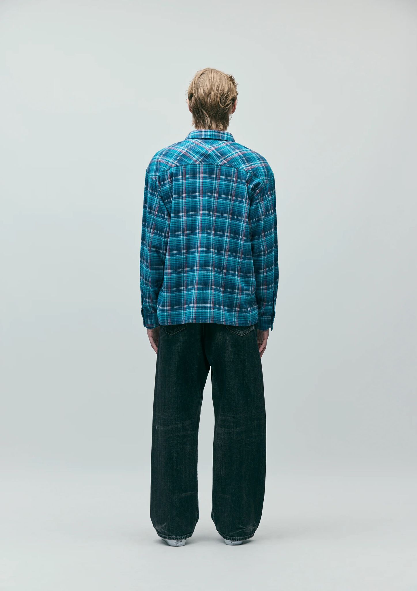 NEIGHBORHOOD WASHED DENIM DP WIDE PANTS