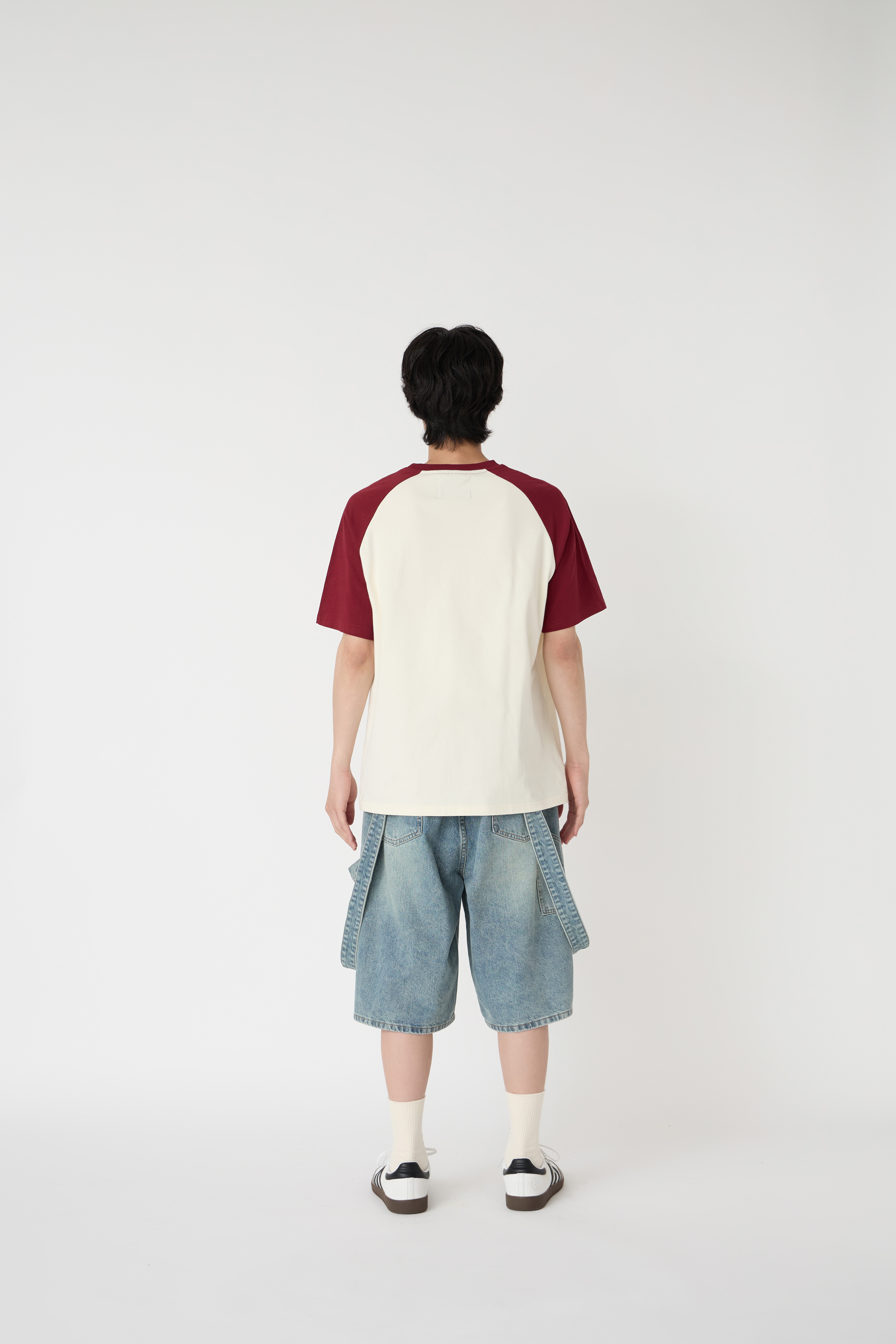 NOIR 可拆式背帶水洗吊帶褲