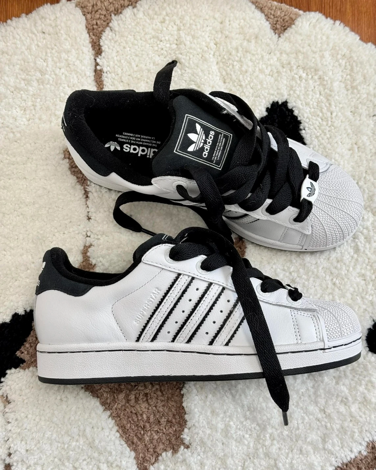 【預訂】ADIDAS SUPERSTAR 2.0 白黑空心間-UNISEX