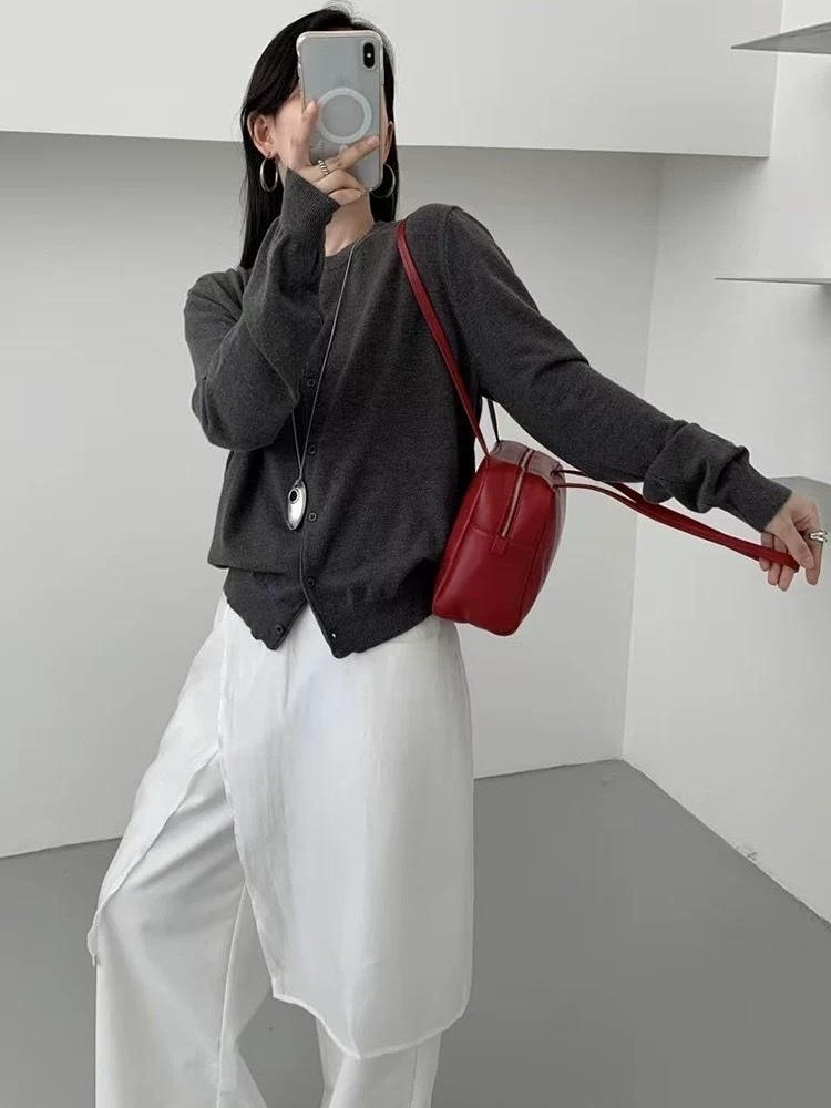 3309 圓領針織外套