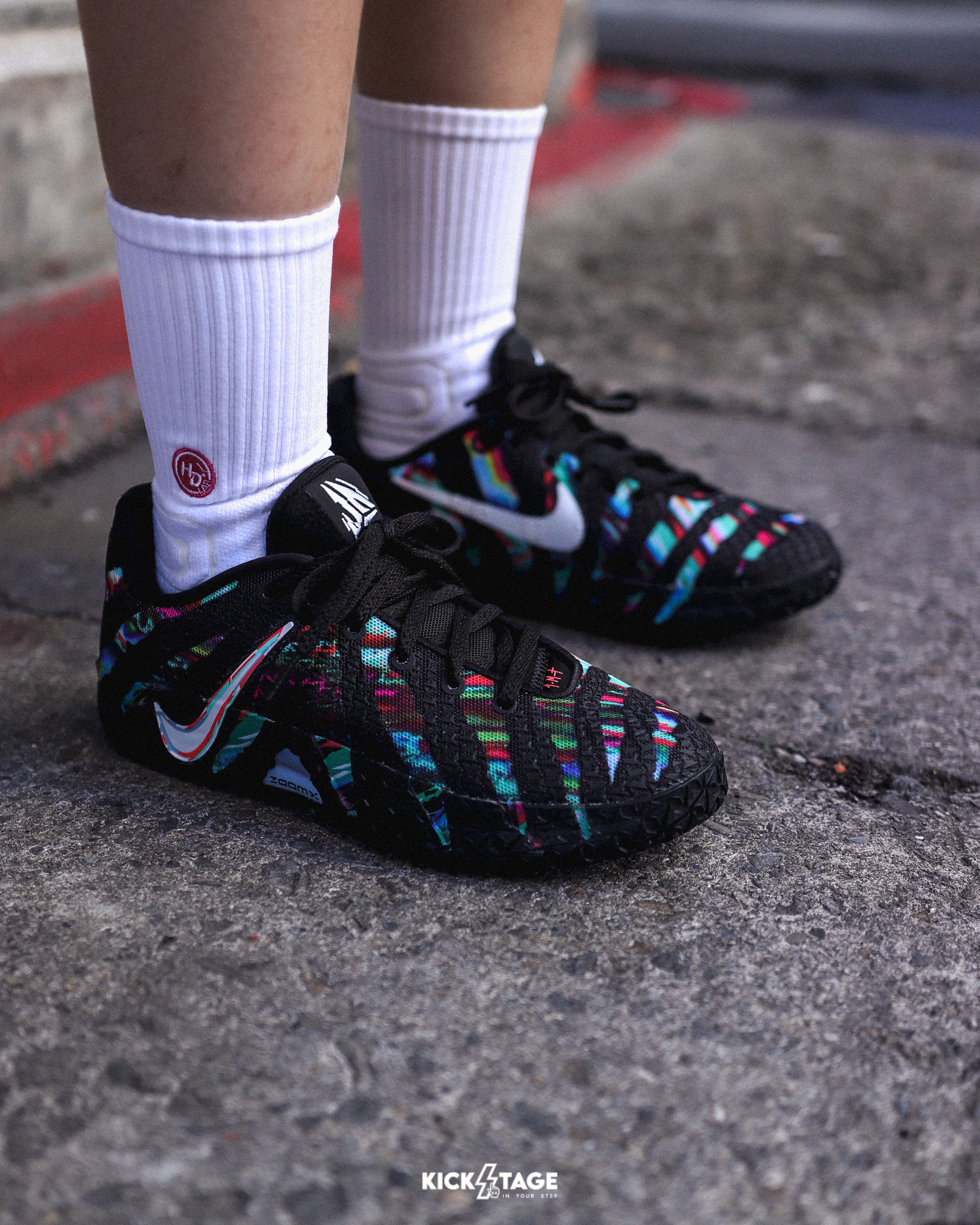 <門市現貨>大童鞋 女鞋 NIKE JA 3 GS 'KING OF THE COURT' 黑彩虹 莫蘭特 回彈 實戰 緩震 籃球鞋【IF1795-001】KOTC