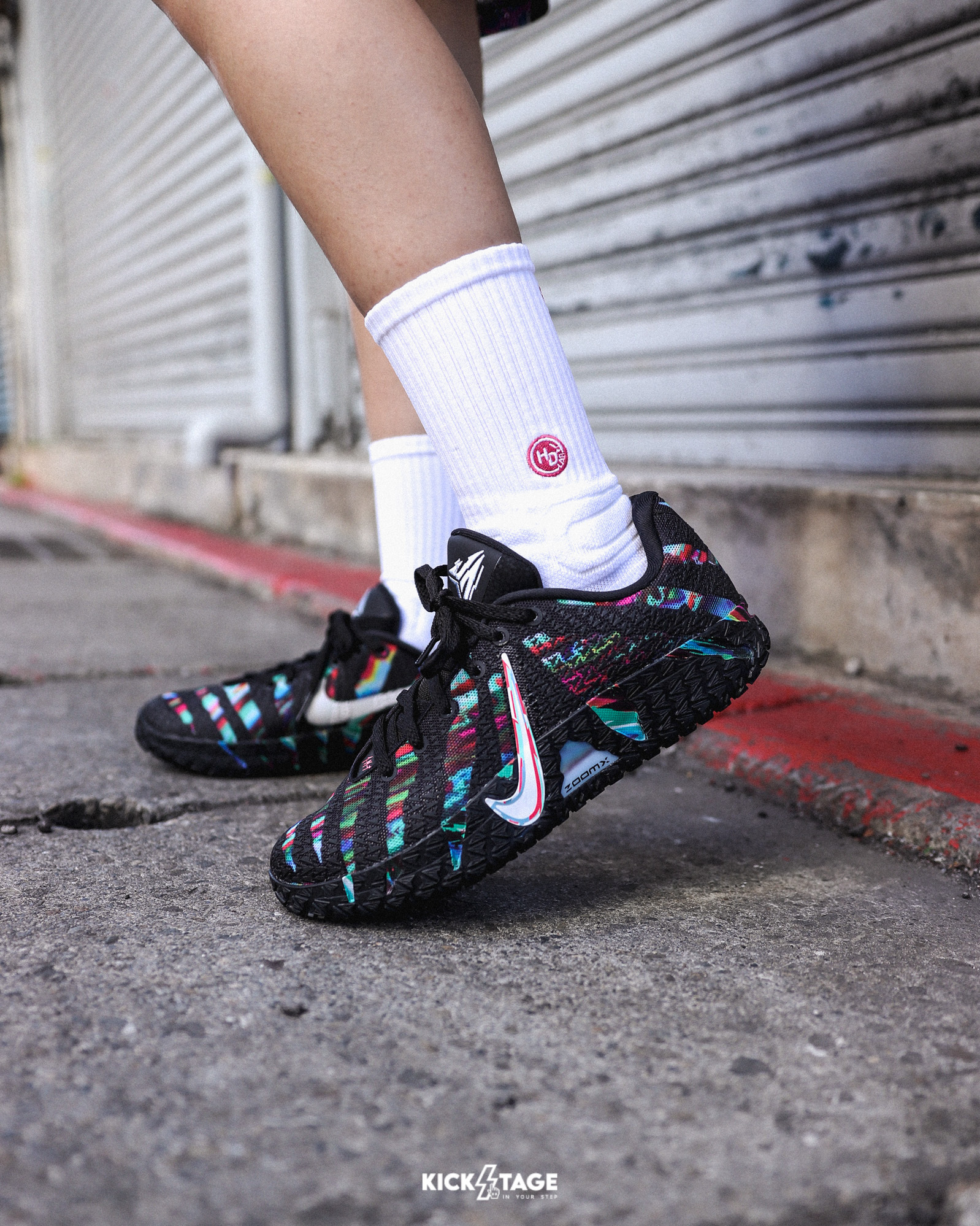 <門市現貨>大童鞋 女鞋 NIKE JA 3 GS 'KING OF THE COURT' 黑彩虹 莫蘭特 回彈 實戰 緩震 籃球鞋【IF1795-001】KOTC