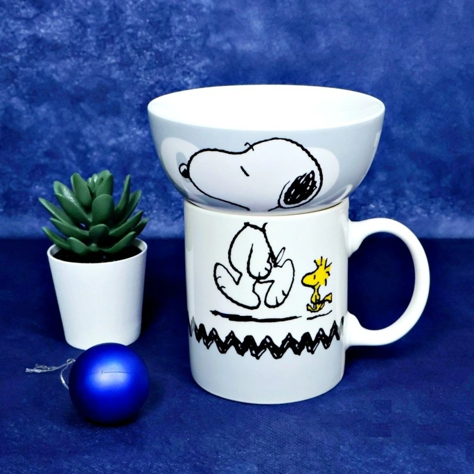 Snoopy 陶瓷碗連杯套裝