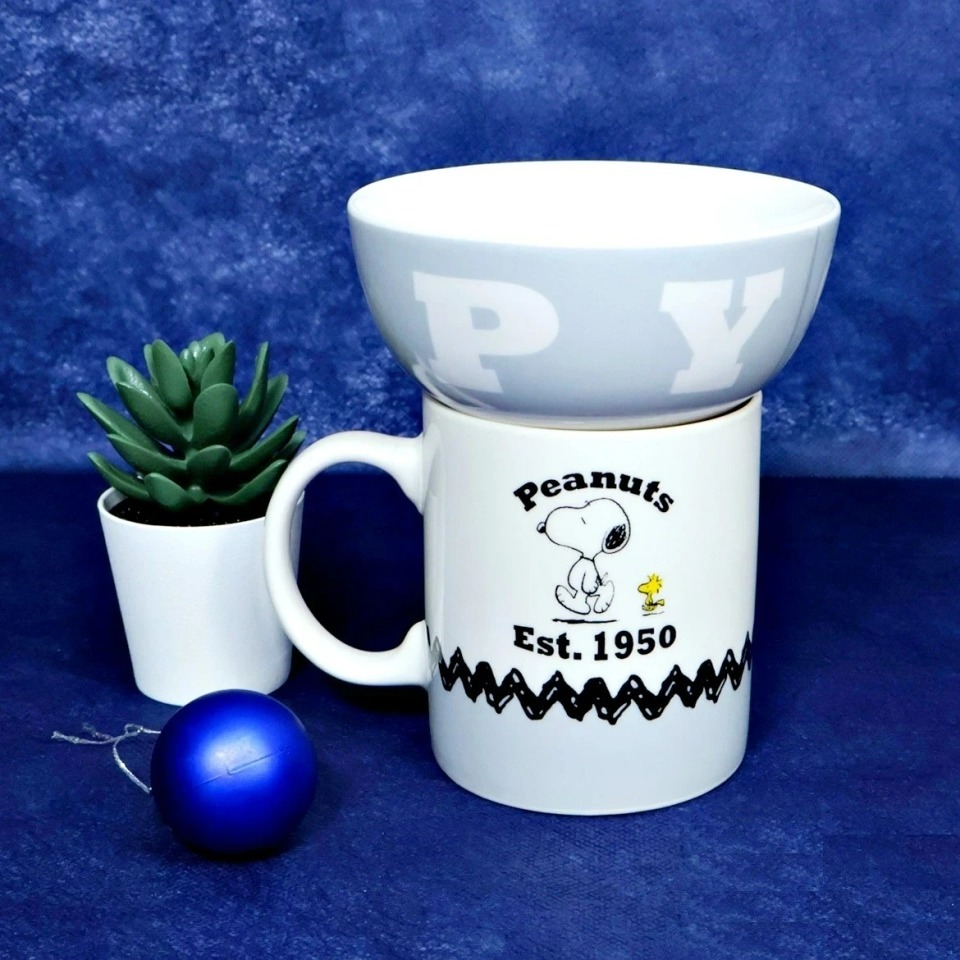 Snoopy 陶瓷碗連杯套裝