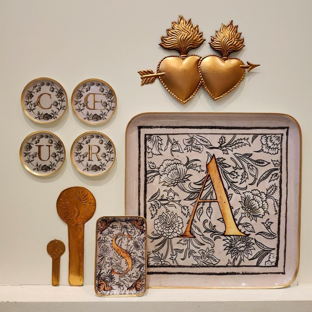 Quatro tray - Illumination Letter A | BONCOEURS