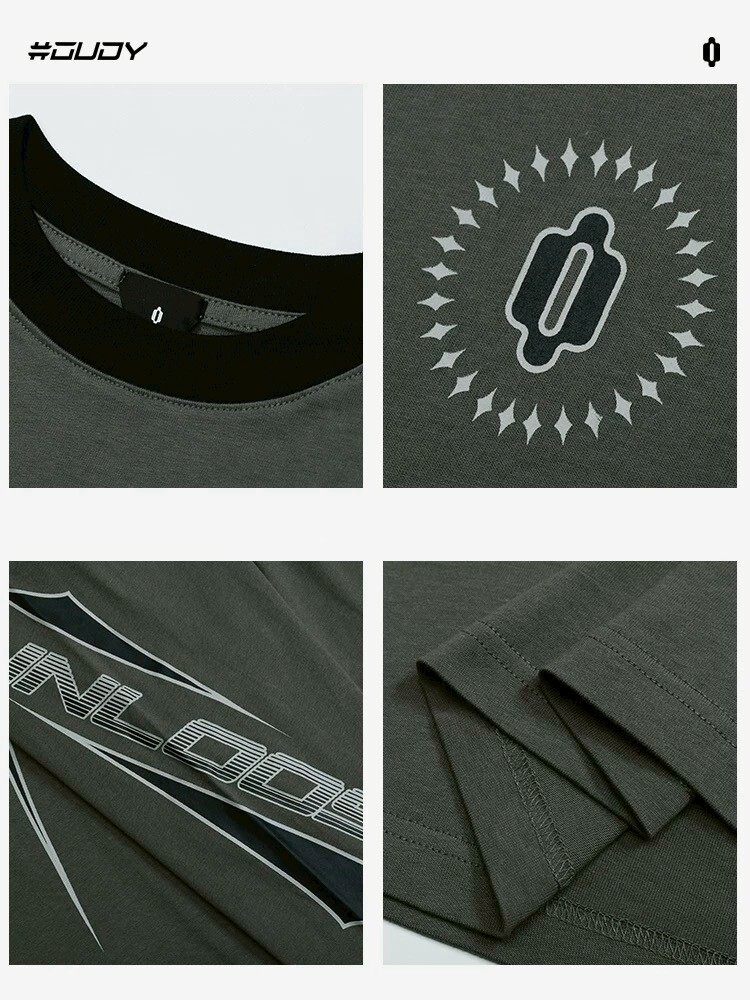 OVDY 荊棘撞色薄長袖