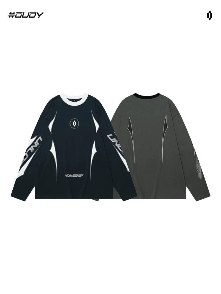 OVDY 荊棘撞色薄長袖