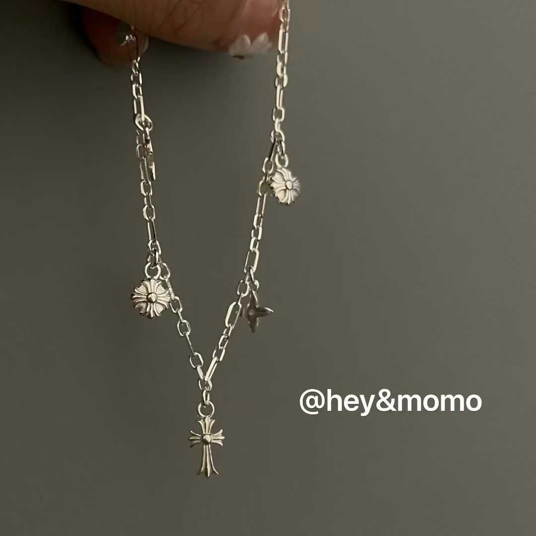 HM5128 ⚪925 銀 克羅心十字手鍊