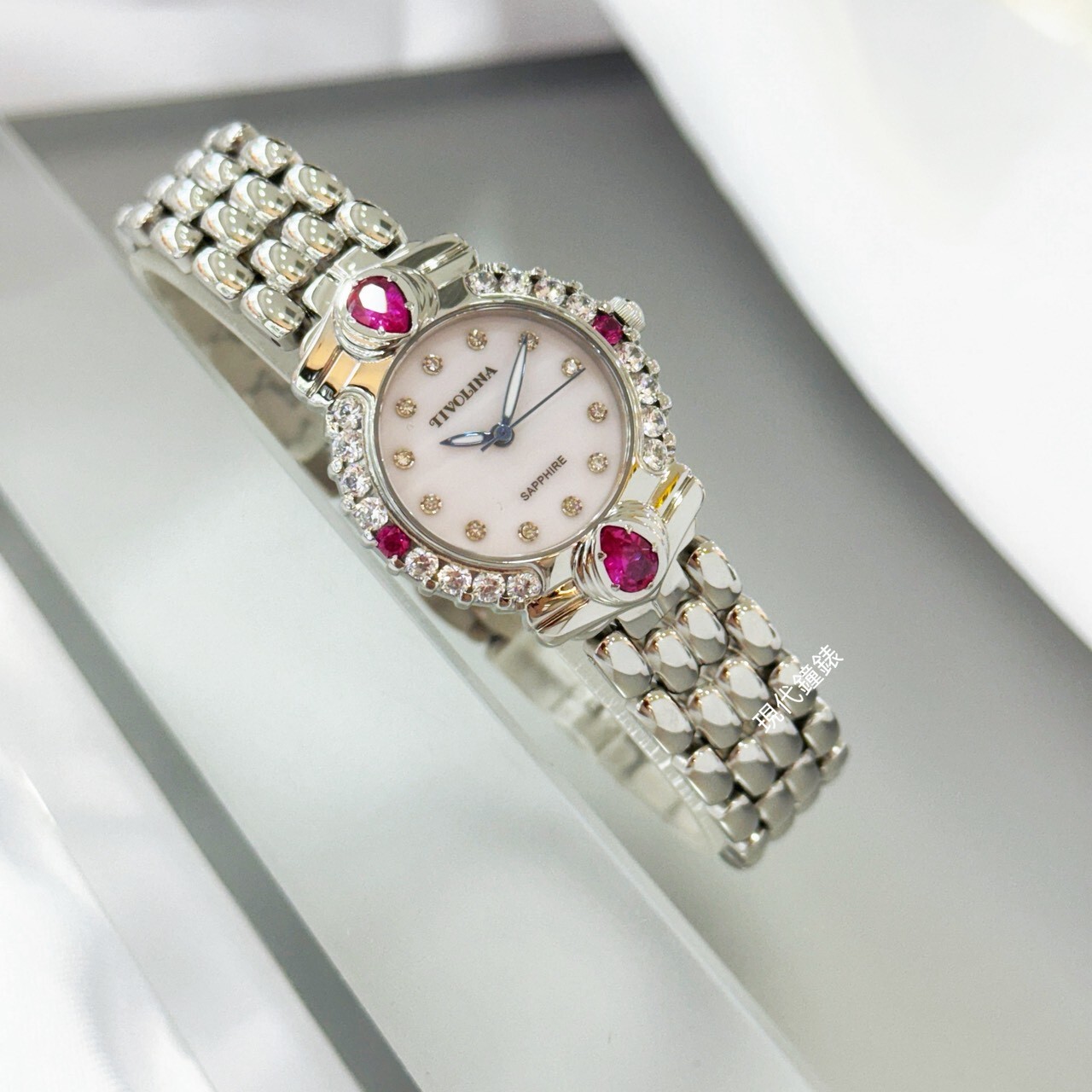 【TIVOLINA 小紅帽】古典風華耀眼鑽錶 LAW3711-PS 28mm 現代鐘錶