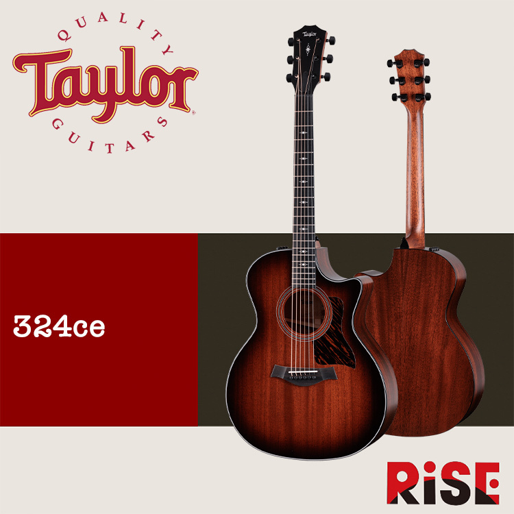 Taylor 324ce 桃花心木 全單板 木吉他