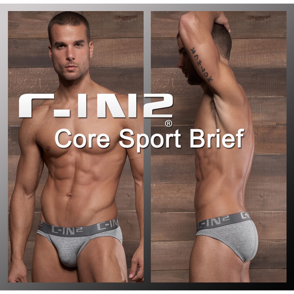 𝐂-𝐈𝐍𝟐 C4014  𝐂𝐨𝐫𝐞 Sport 男性低腰三角內褲｜動感運動風｜低腰剪裁｜舒適貼合的日常基本款
