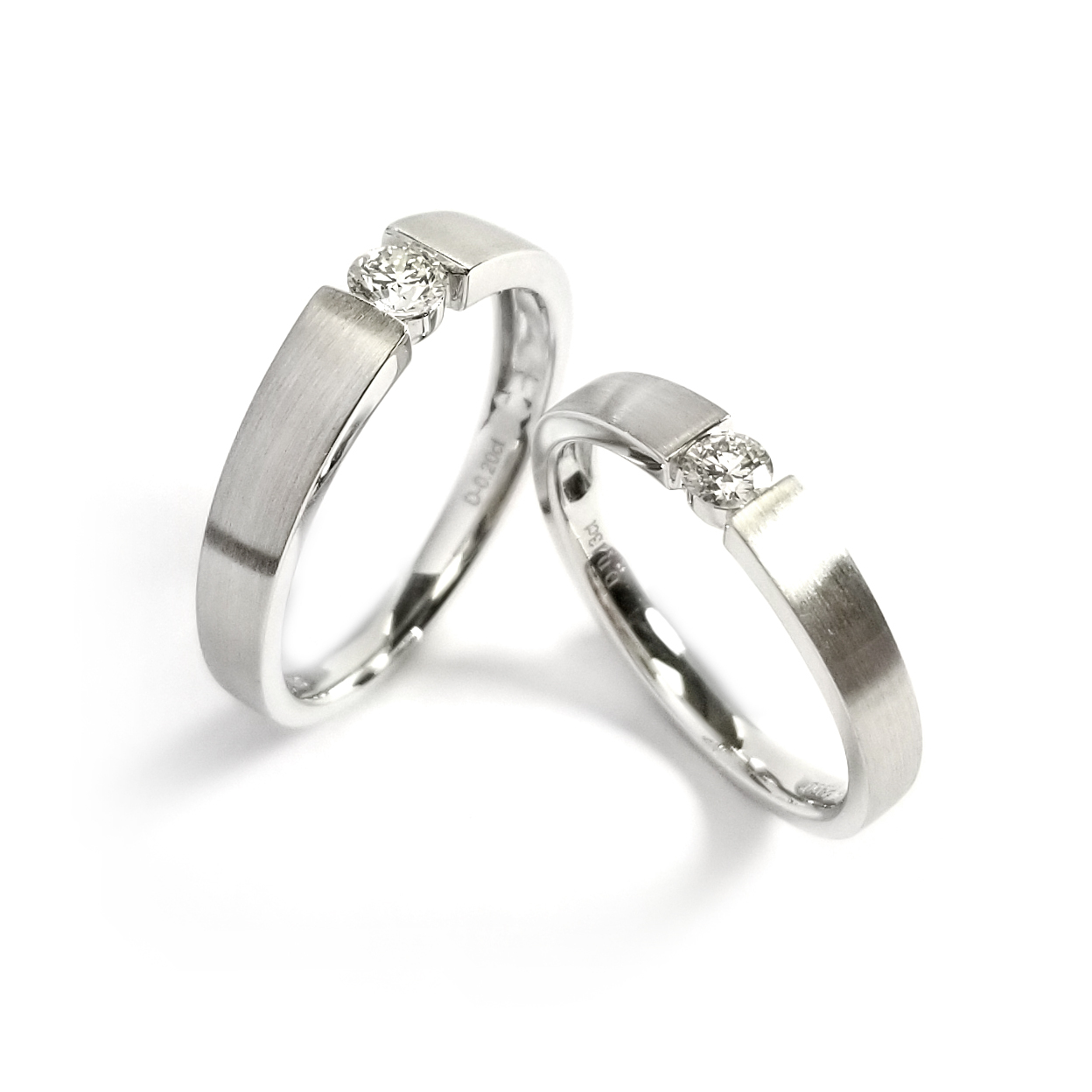 Parallel Galaxy - My Sunshine PT950鉑金結婚戒指