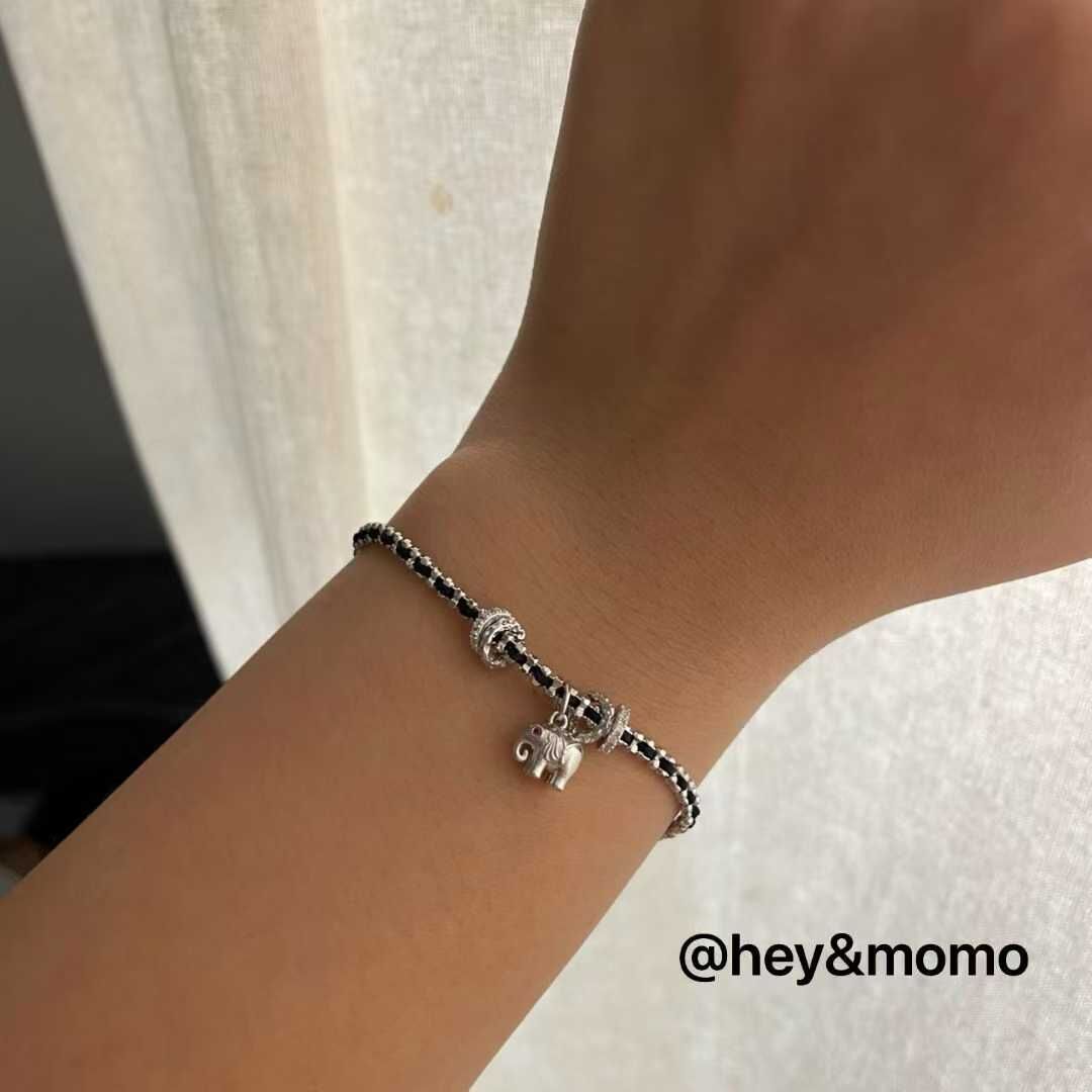 HM5140 ⚪925 銀 Q版招財小象手鍊