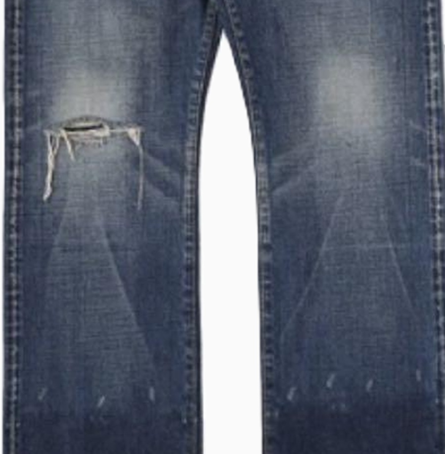 LAST SALE: VISVIM SOCIAL SCULPTURE 16 DAMAGED-25 JEANS - SIZE 34 PRE ORDER ITEM (預訂中)