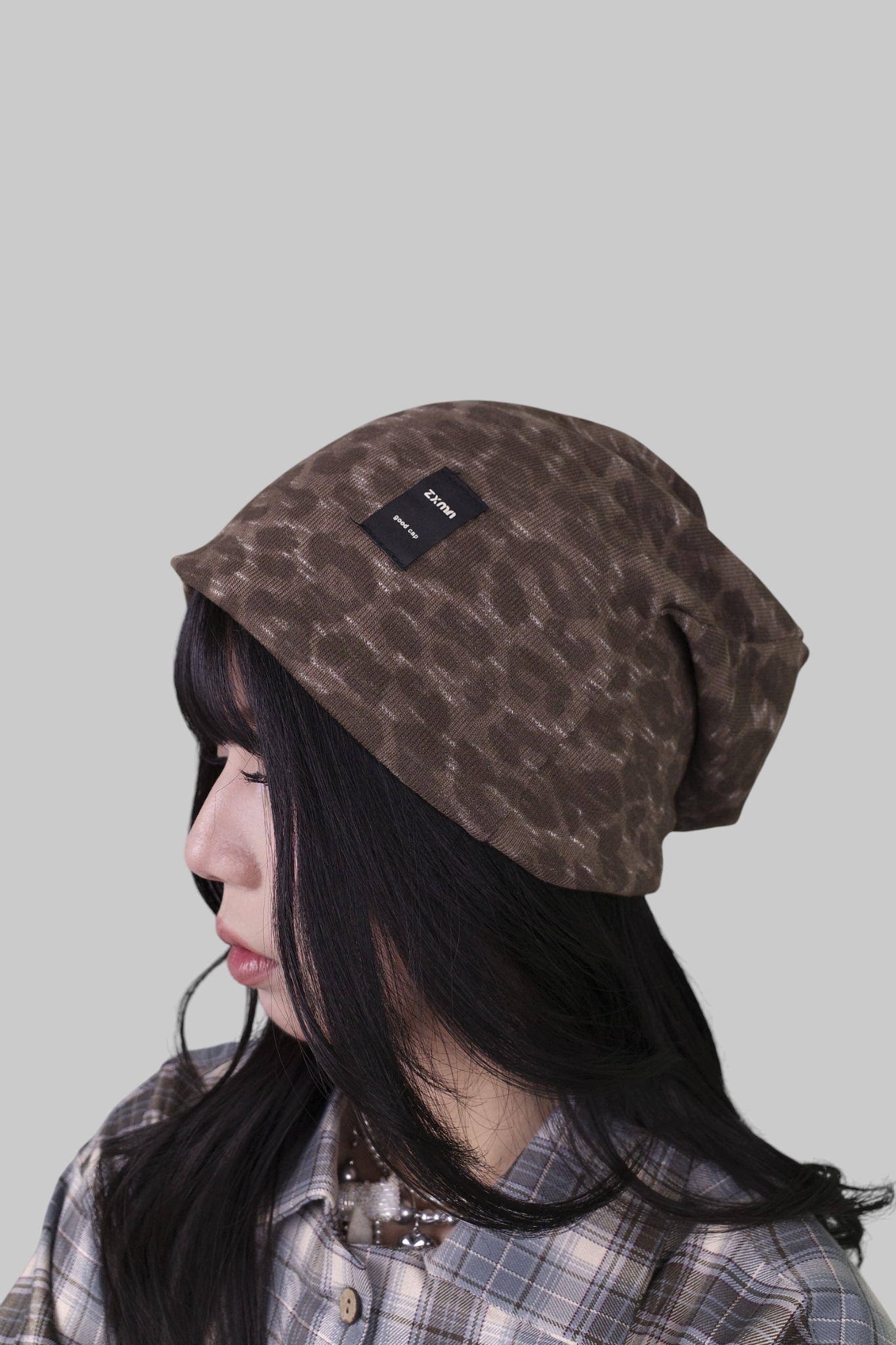 『Always_Good』豹紋 毛帽 堆堆帽