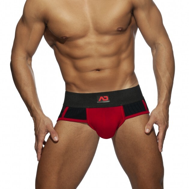 ADDICTED AD783 ARMY COMBI BRIEF 軍警迷彩風 三角內褲 【G-Punch】