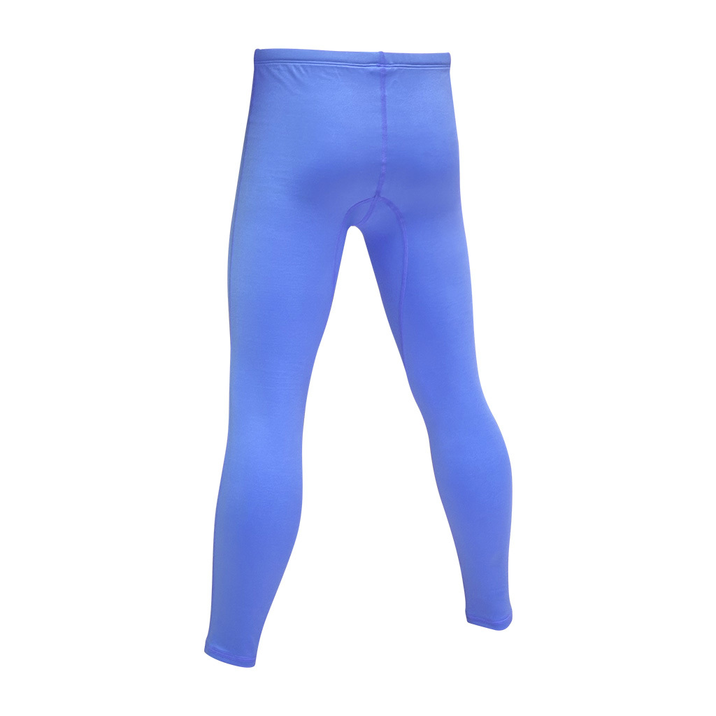 1mm 兒童四向拉伸抓毛游泳保暖褲子 - 淺藍