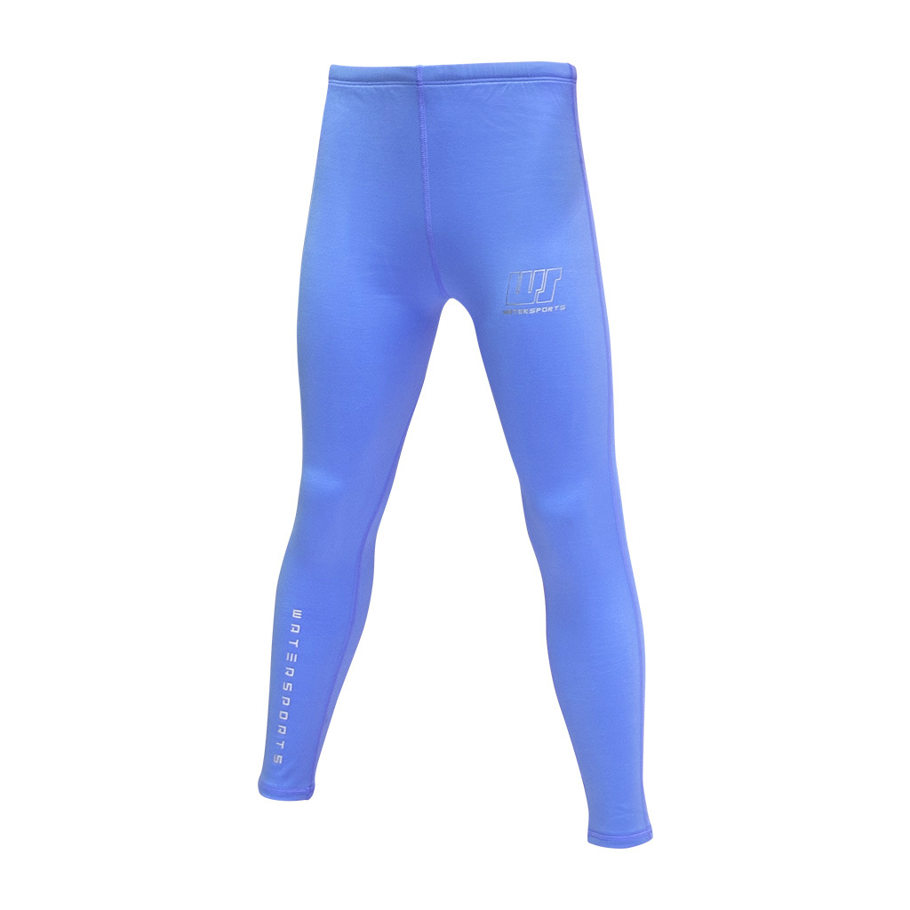 1mm 兒童四向拉伸抓毛游泳保暖褲子 - 淺藍