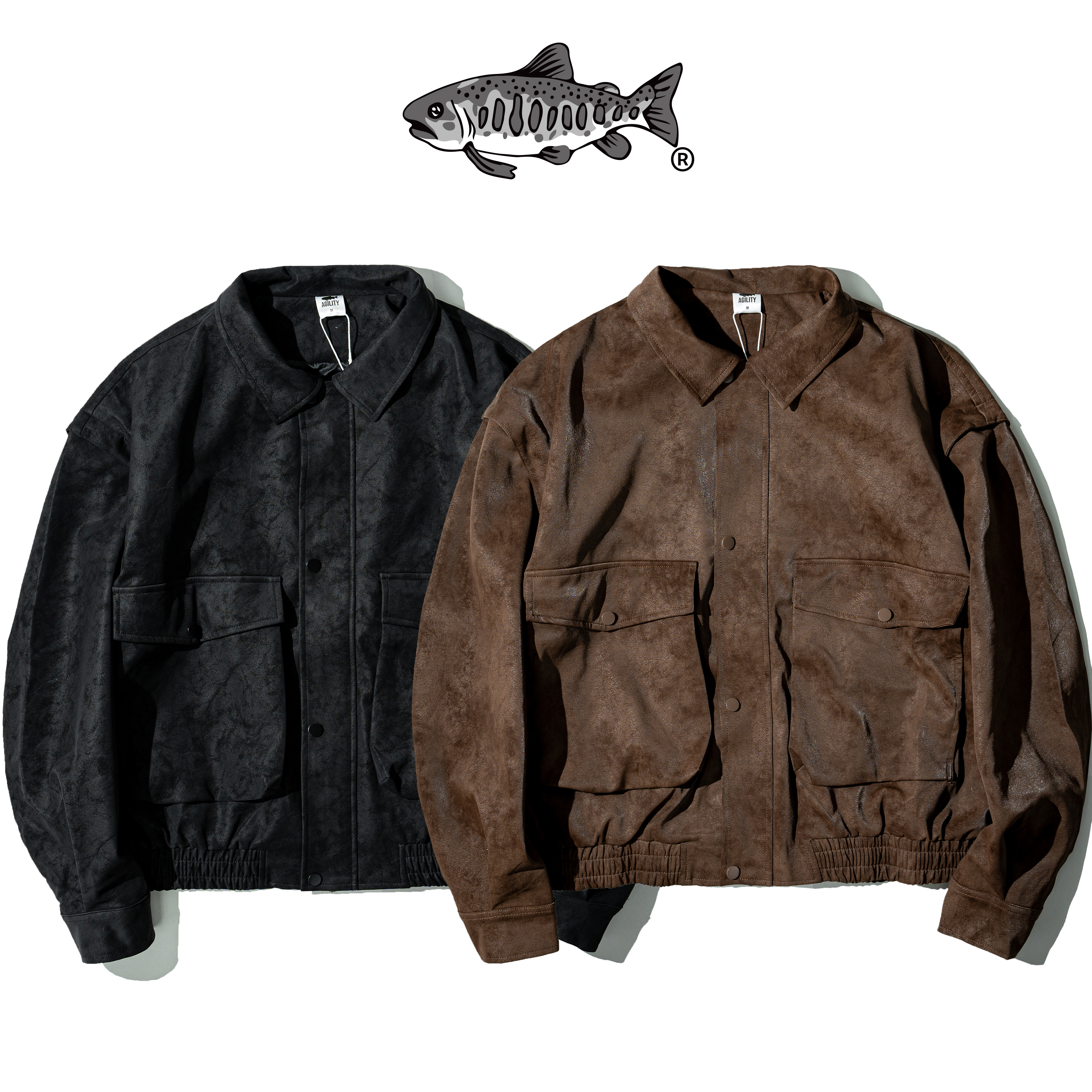 AGILITY Detachable Faux Leather Jacket 可拆袖 合成皮革外套 [LE65]