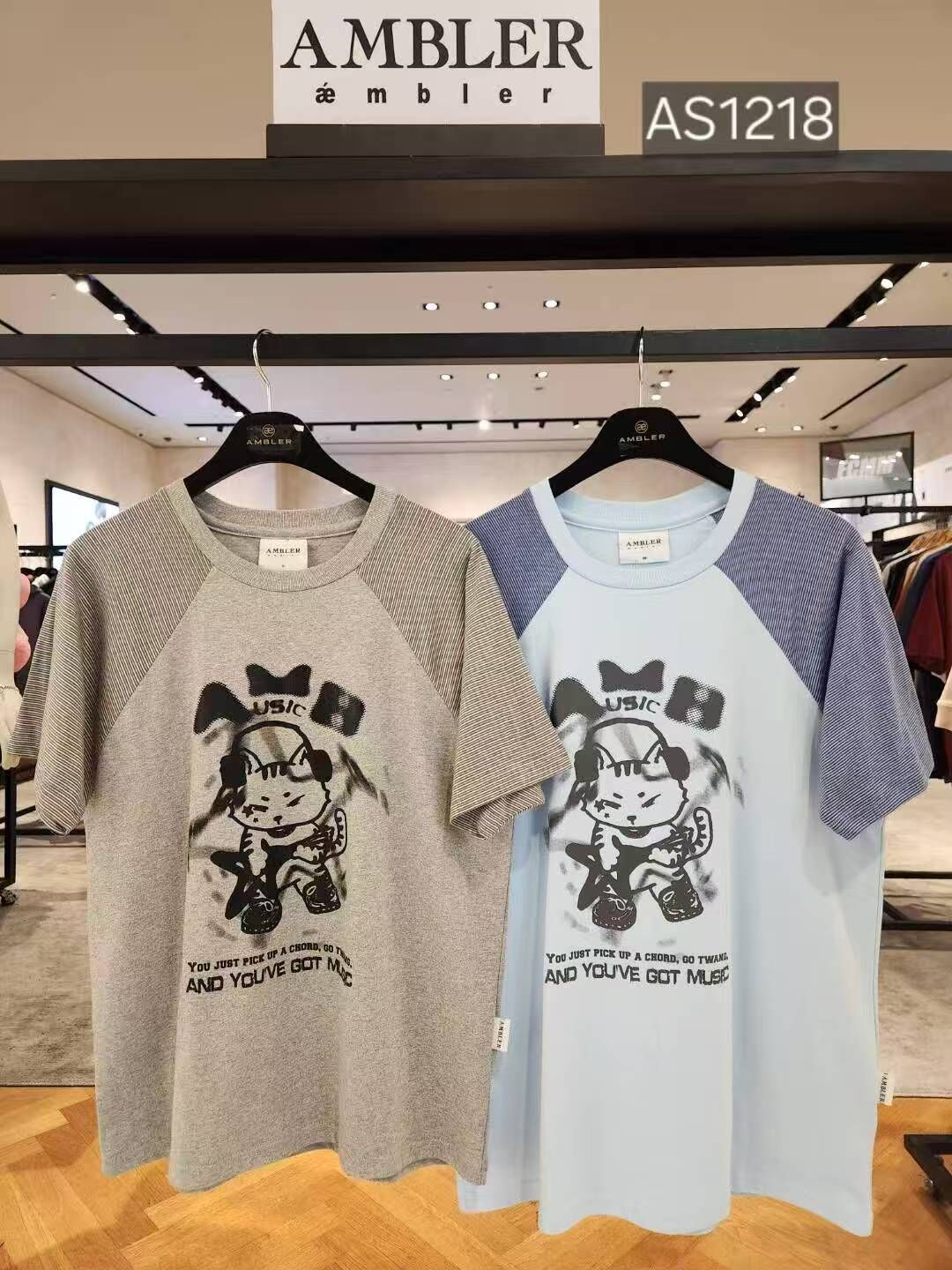 韓國代購 AMBLER 25年新款特價短袖AS1218