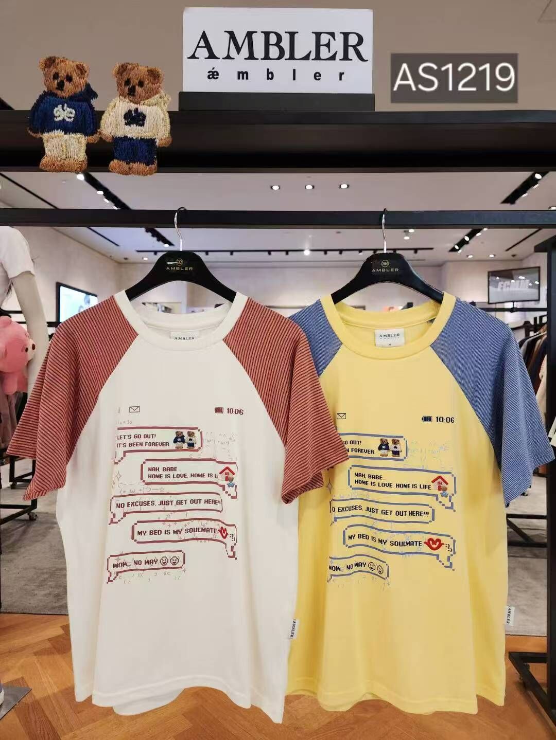 韓國代購 AMBLER 25年新款特價短袖AS1219